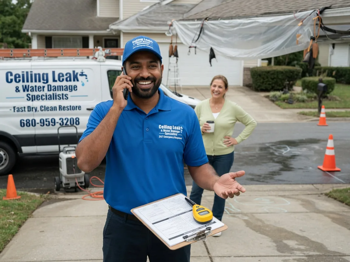 Ceiling Leak Cleanup Hurley, NM FAQs